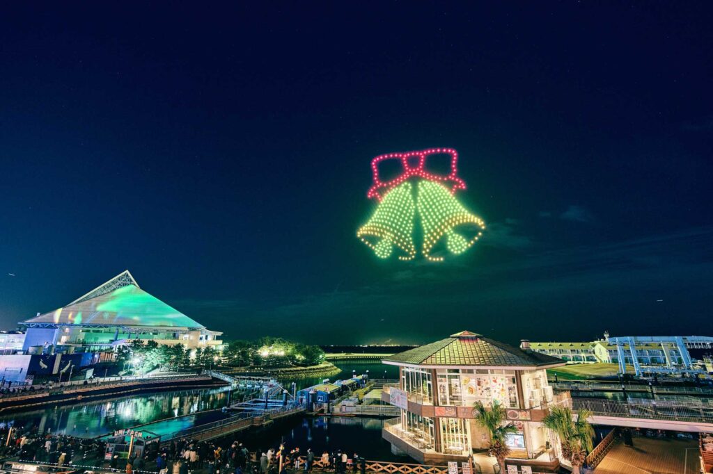 WAKAYAMA LIGHTS in FeStA LuCe produced by Drone Show Japanのドローン演出