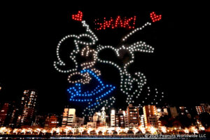 PEANUTS 75周年記念ドローンショー Twinkling love with PEANUTSのアイキャッチ画像