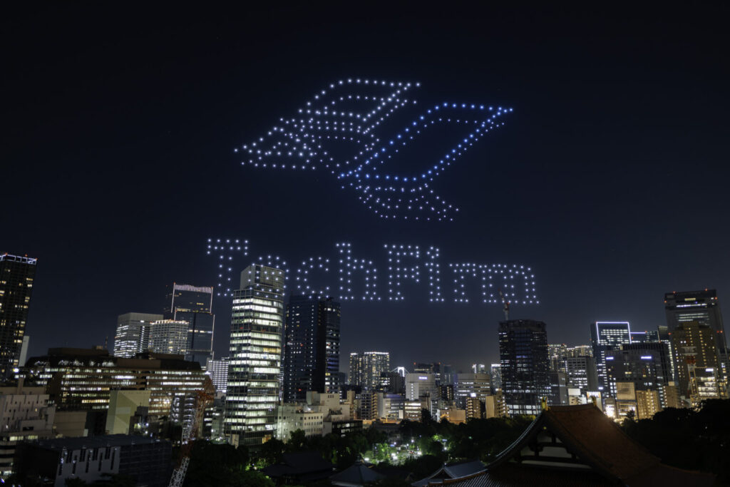 TechFirmドローンショーの画像