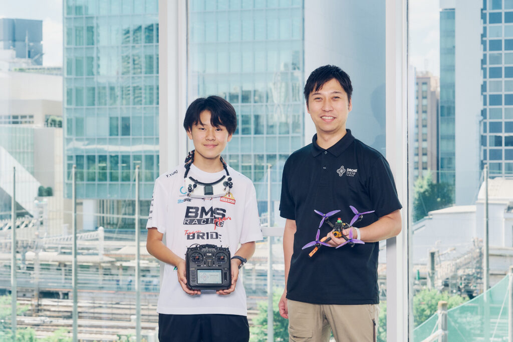 FPVドローンレーサー 山本悠貴選手とスポンサー契約を締結の画像
