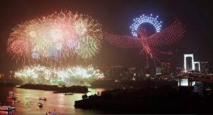 ドローンショー花火のアイキャッチ画像